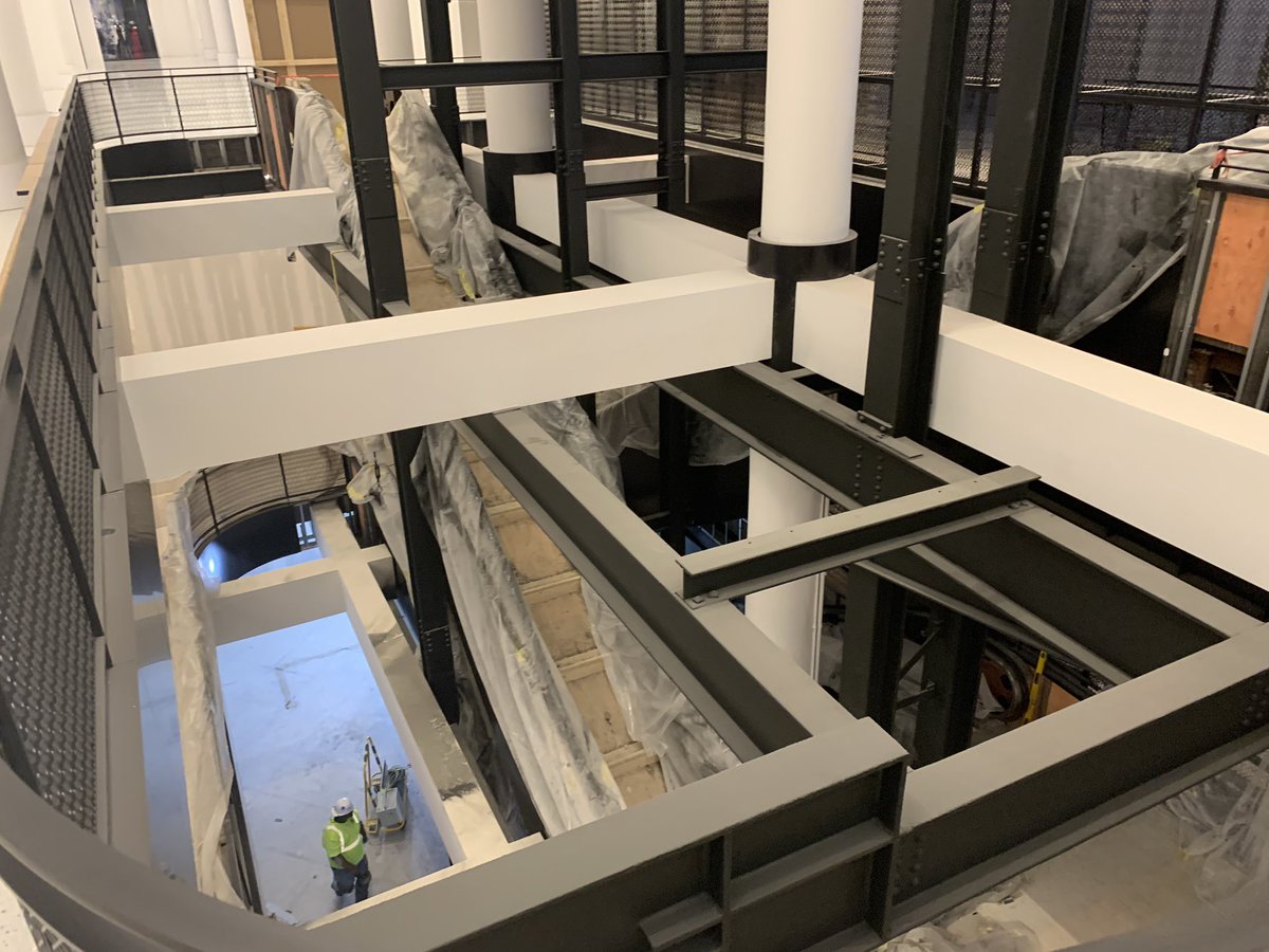 MplsDowntown's tweet photo. A fun way to stroll into the new year is to walk through #TheDaytonsProject and check out the progress and murals in the newly opened skyway level! #mplsdowntown #mymplsdt #2025plan https://t.co/cWEOSx6g0v