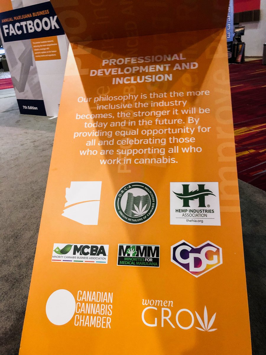cdgsocials's tweet photo. We love to see the #CannabisDoingGood logo attached to this statement at #MJBizCon2019. We are ALL ABOUT professional development and inclusion. How does your cannabis business do good in the world?
#MJBizDailyAwards #MJBizConWeek #pufcreativ #dogood #cannabiscommunity https://t.co/dQShXPf9HI