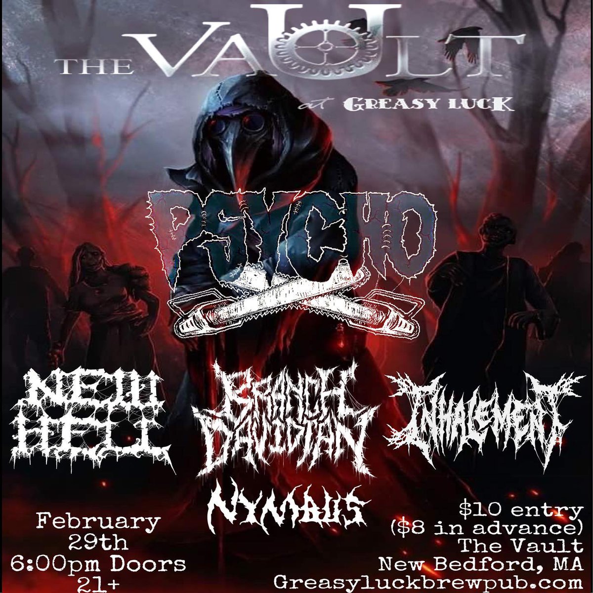 NewHellRI's tweet photo. While 2019 was great for us, it was full of terrible things both globally and nationally. Bottom line is: people need to be better to each other. Thanks for your support and look forward to new tunes and shows in 2020. Be safe tonight! #deathmetal #blackmetal #happynewyear https://t.co/M0ZVstM3ed