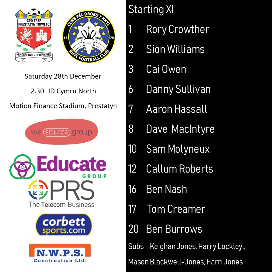 DECADE CHALLENGE

We started the decade as we finished the decade with a game away at Prestatyn Town 

Thanks for all your support during the decade and see you all on New Years Day