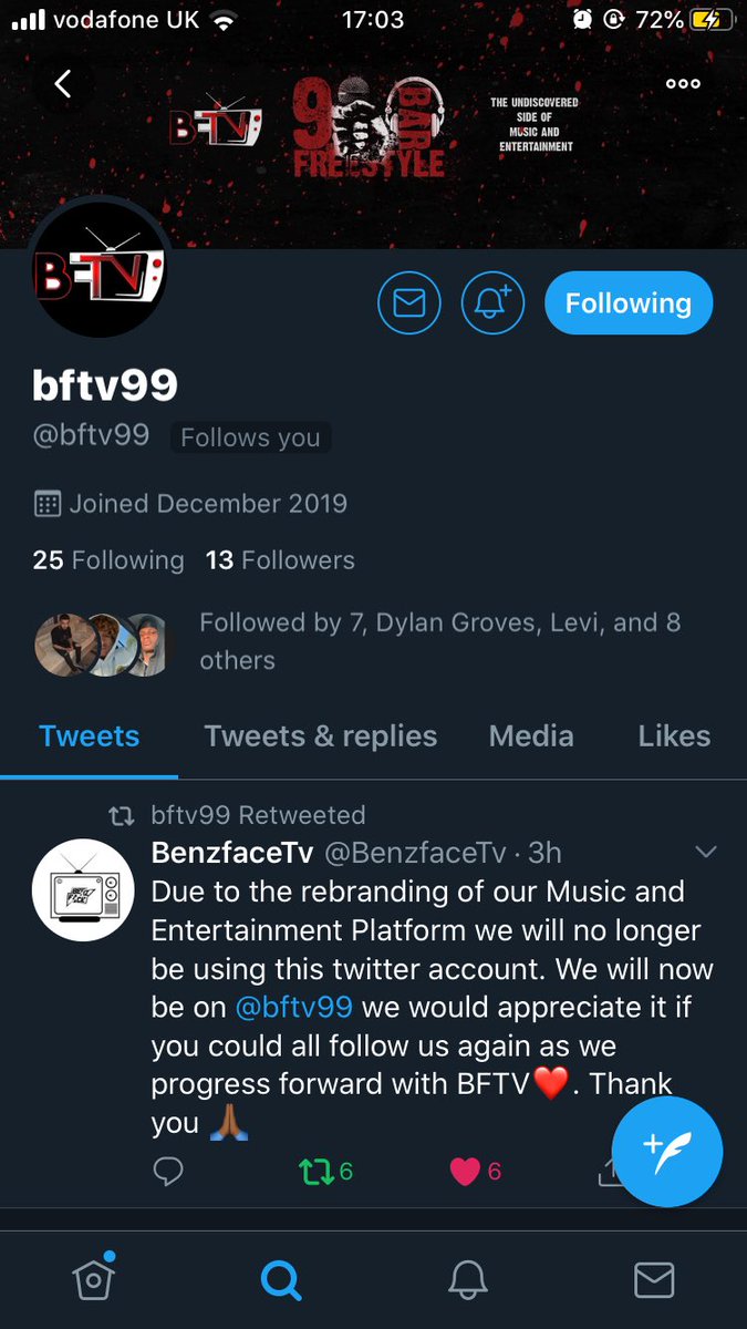 benzface2's tweet photo. If you like what you see and want to support what we are doing don’t forget to follow us. BFTV9 on Instagram. @bftv99 on Twitter. Thank you 🙏🏾 https://t.co/DFuyNJ7Mdx