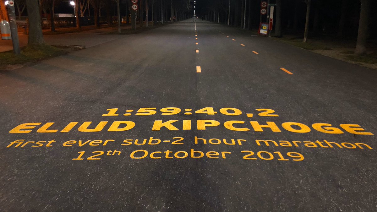 Mitchoberto's tweet photo. Starting into the new #decade with a little #reminder:

#NOTHINGISIMPOSSIBLE 

#2020 #sub2 #marathon #kipchoge
#sports #sportsbusiness #sportsman #motivation #vienna #running #innovation #future #technology #ineos https://t.co/2GeV2UOlrV