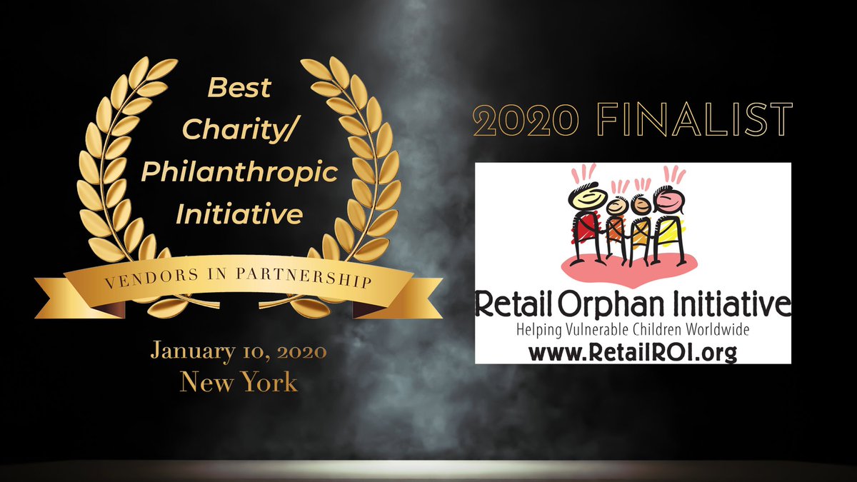 Humbled for RetailROI to be considered in the top 3 for the #VIPawards for Best Retail Charity.  Thanks for all the support, everyone.
vendorawards.com

#VendorsInPartnership
