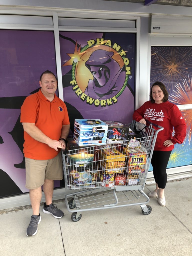 Thank you Phantom Fireworks Macclenny for the awesome fireworks! The Baker Bash is going to be lit! 💥 <a href="/phantomphorum/">phantomfireworks</a>