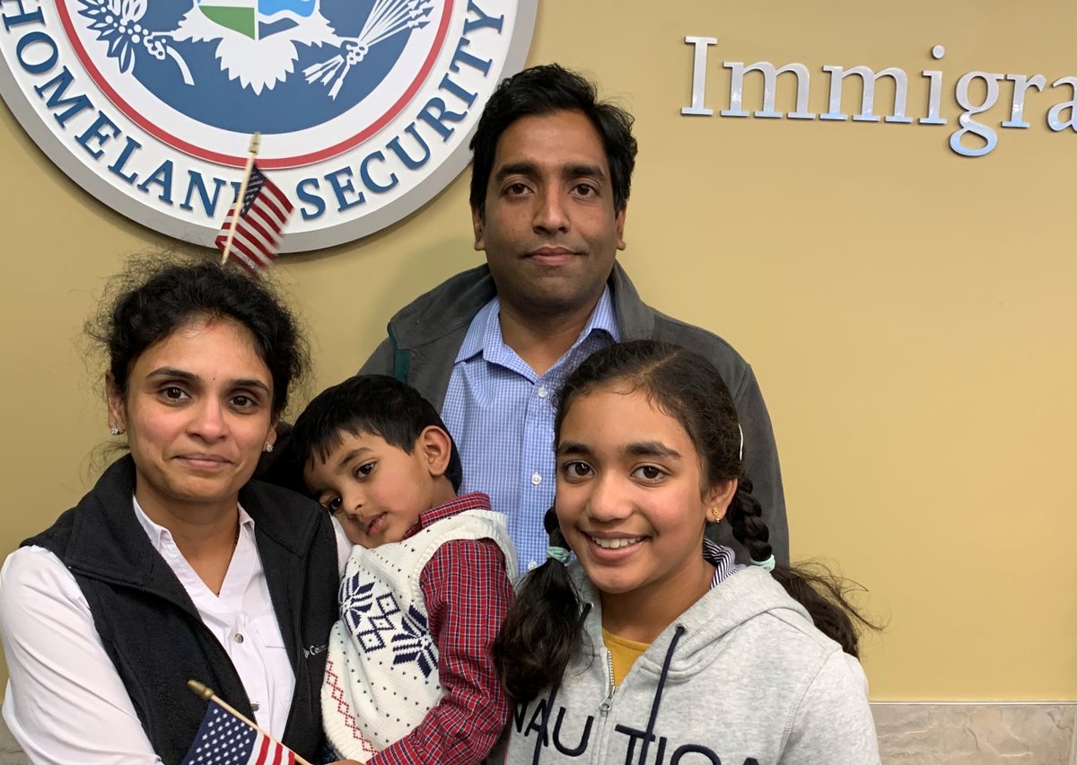 Smitha and her husband, from #India, became #NewUSCitizens <a href="/USCIS/">USCIS</a>. They will celebrate their #HappyNewYear2020 in Longmont, #Colorado.