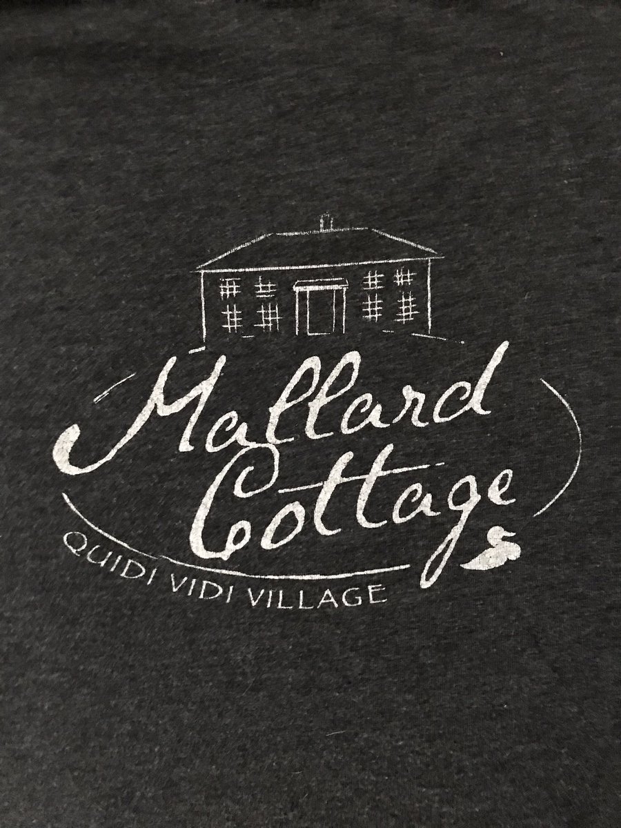 markbujold's tweet photo. I know where I would love to be tonight! Ringing in the New Year @Mallard_Cottage with @alanthomasdoyle but since that’s not in the cards... next best is sport the T-shirt and watch the show by the fireplace and some beers! Happy New Year all! https://t.co/OxWraRRF1y