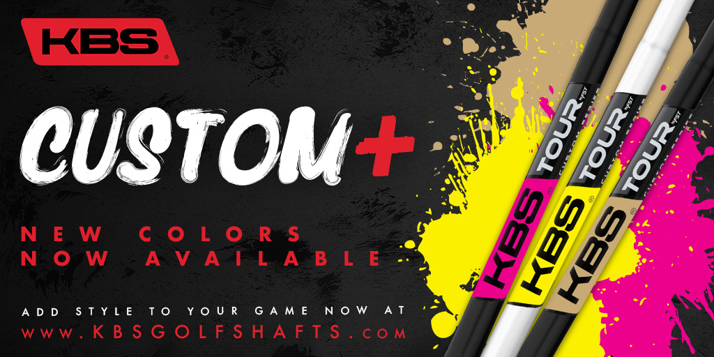 KBSGolfShafts's tweet photo. Customize your game with KBS! With new colors added, build your shafts from start to finish when you head to the CustomPlus+ page on https://t.co/DuOv7uiNd5 | Player Driven. Tour Proven. | #customshafts #style #labelcolors #customizeyourgame https://t.co/hdXEyDUm3a