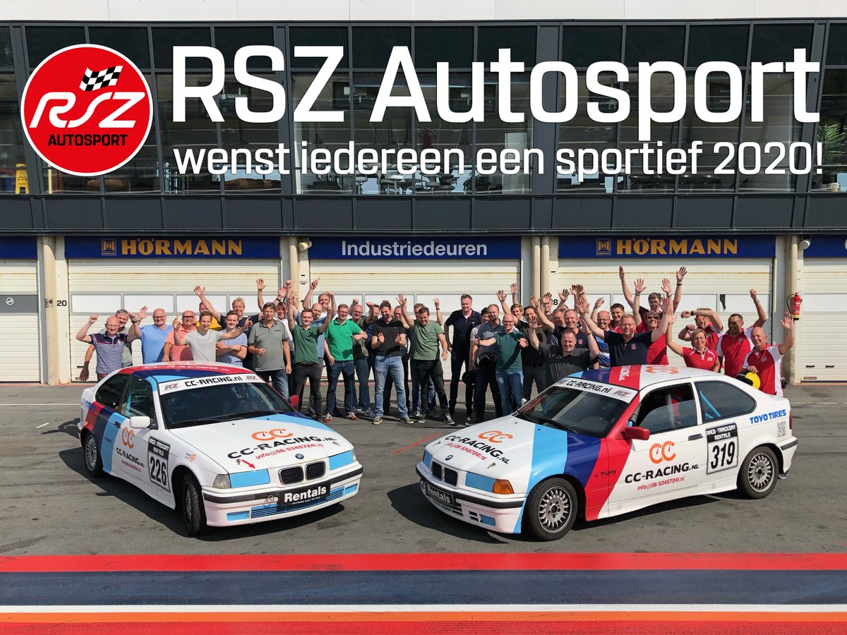 RSZ1955's tweet photo. RSZ Autosport wenst iedereen een sportief 2020!🎇 https://t.co/IcszTsoxdd