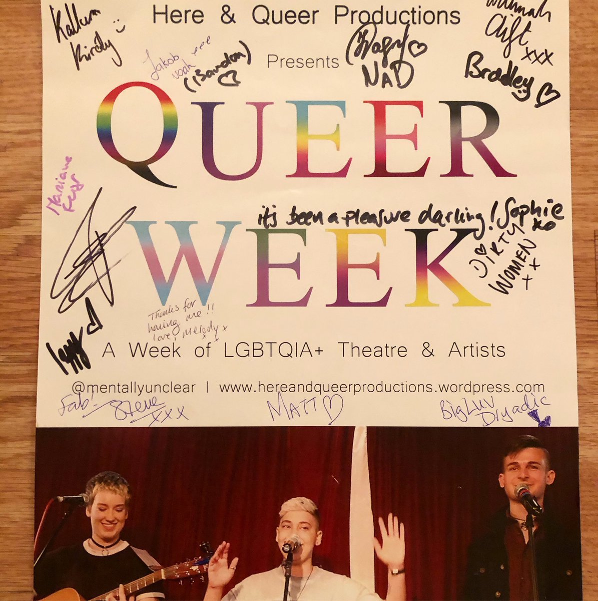 hqtheatre's tweet photo. 2019 has been an incredible year for us! HQMU has been seen all over London, we created #QUEERWEEK and met so many amazing creatives, made podcast appearances and we can’t wait to see what 2020 brings. HNY everyone ✨ https://t.co/TcCNVy3Fz9