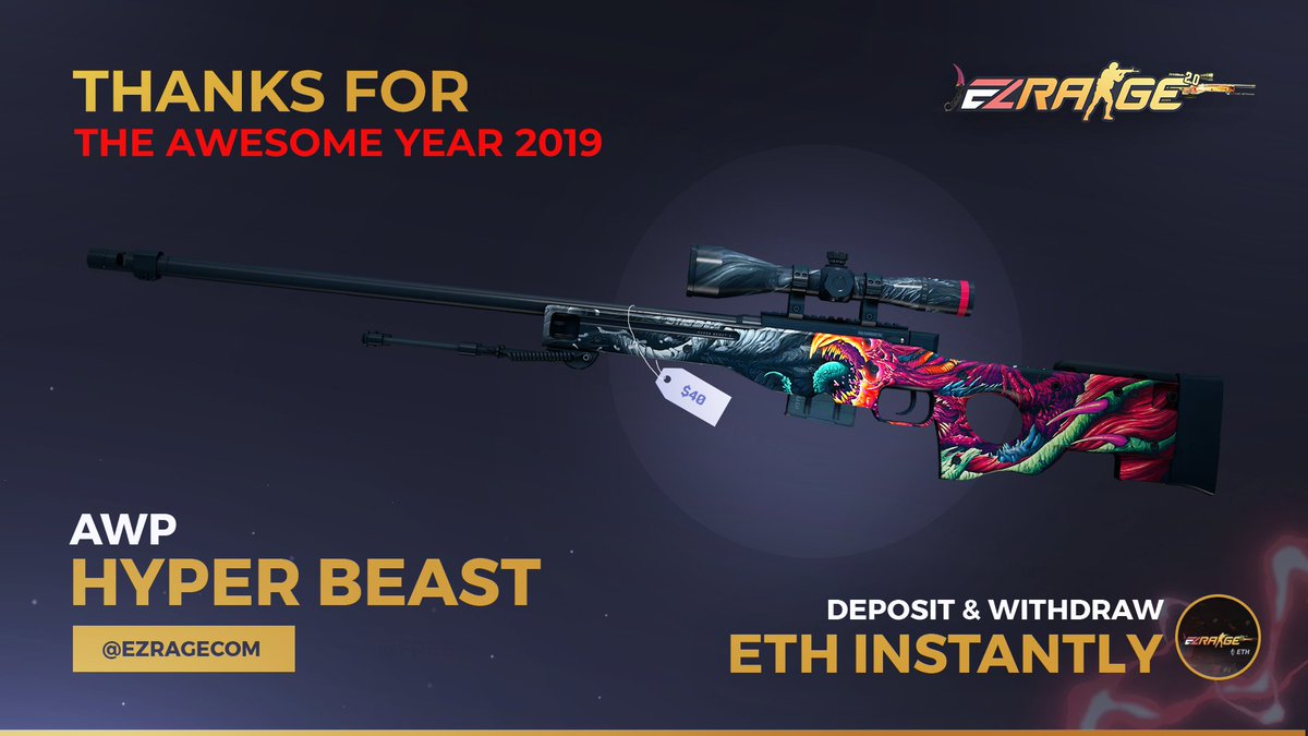 EZRagecom's tweet photo. Thanks for the awesome year on https://t.co/1SMbDtwlcZ!  ♥️

This year:

• January: We launched &amp; had alot of beef 🤛
• June: We became the biggest Jackpot/Coinflip site 🤙
• December: We switched to CS:GO 🥳

Retweet to enter the Giveaway, rolling in 2020 😆 https://t.co/W0UUhOnPt9
