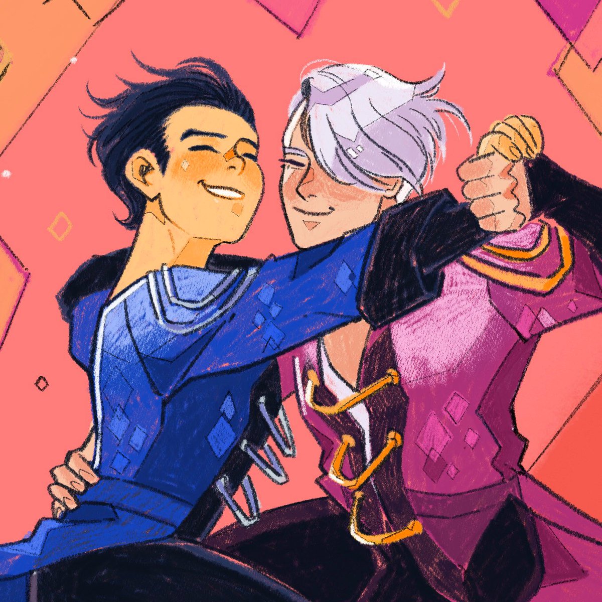 domxto's tweet photo. Minha pessoa secreta do #asi2k19 é a @pahcabral_! Nossos filhos amados ❤️💕🥰 Testei muita coisa nova nesse desenho, foi bem legal de fazer! https://t.co/zaSyupc8jV