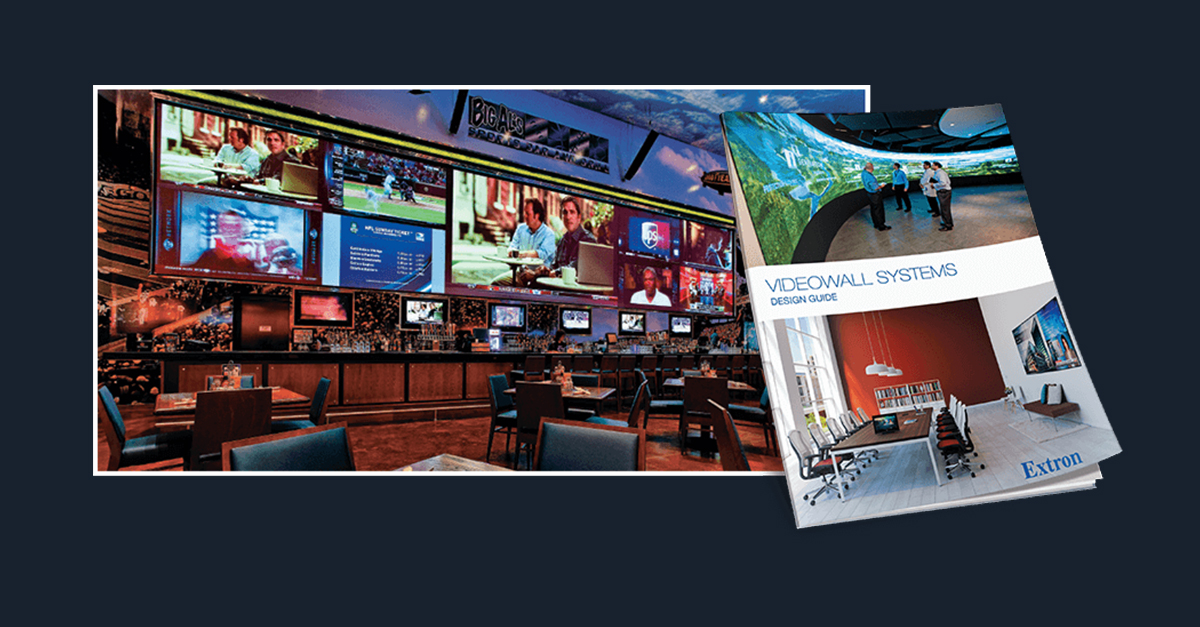 Extron's tweet image. Extron Videowall Systems Design Guide for professional AV Systems includes comprehensive information about videowall processor architectures and features. Find out more at ow.ly/zR9I50xKIJq
#ExtronAV #Videowall #AVTweeps