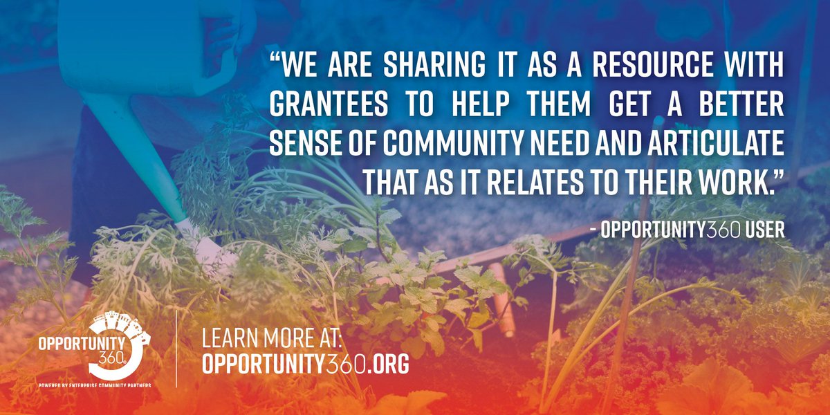 Opp360's tweet image. Opportunity360.org will help you and your partners make the case.