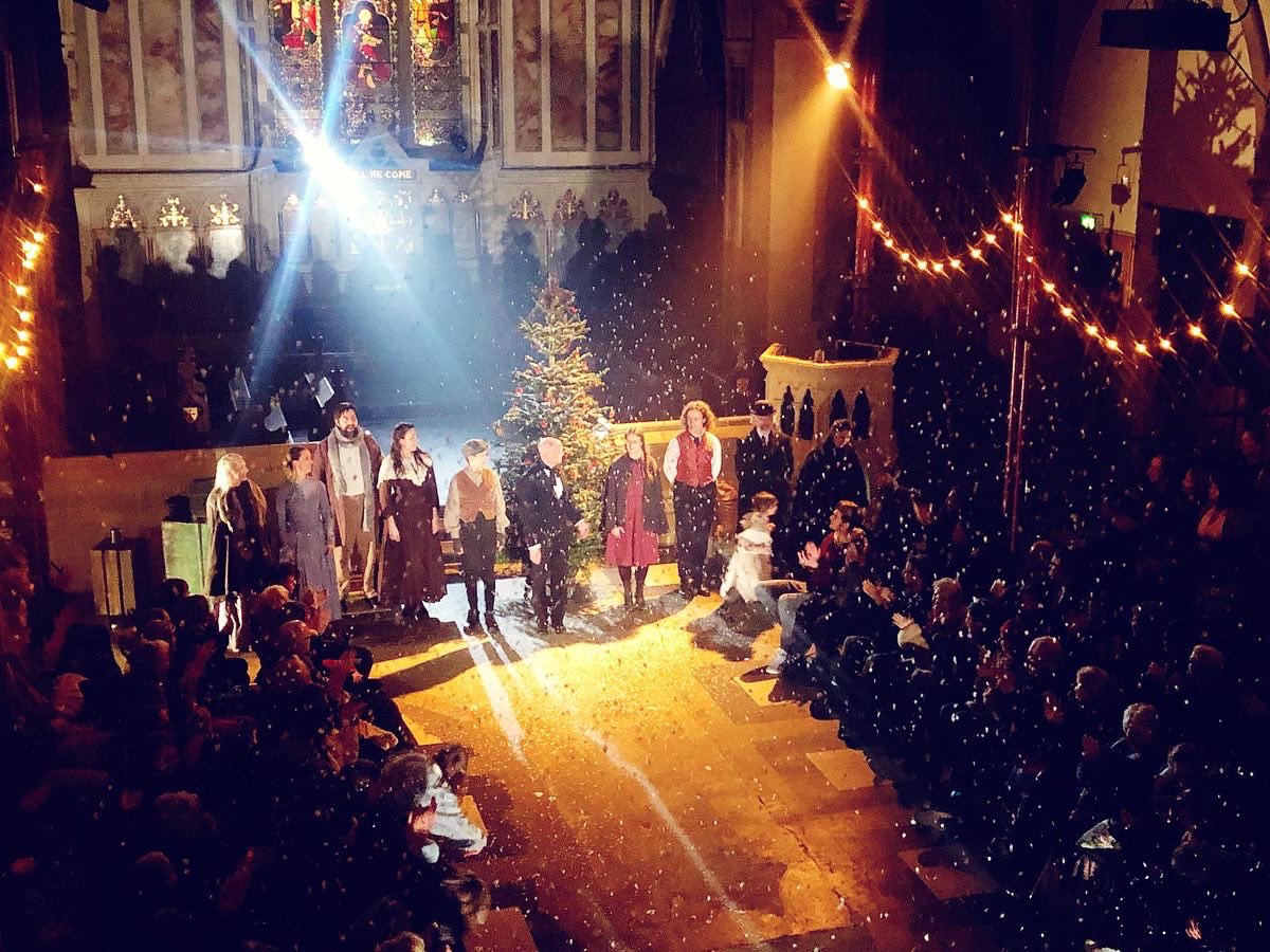 TRUESTORYtc's tweet photo. And just like that - we’re done! We’ve had a fab 2019 - our first season at @thespirearts with Frankenstein and A Christmas Carol. Thank you so much to all our amazing audiences - see you next year!! ⭐️ https://t.co/cN6nmVocVJ