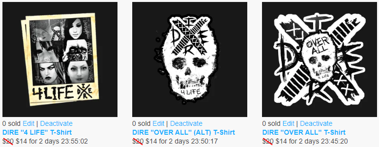 13XDXMY's tweet photo. DIRE MERCH! #DIRE4LIFE #DIREOVERALL #SISTERHOOD

#WWE2K20 X #BADART X 

https://t.co/Y5Mh2RxF08 https://t.co/tmXeR1ytpT