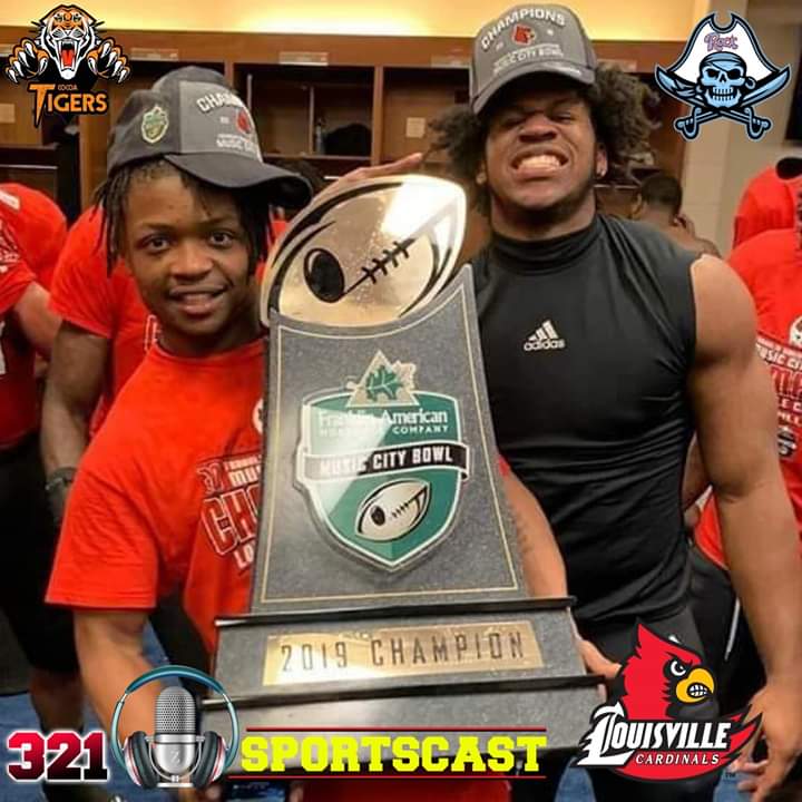 321sportscast's tweet image. 321SPORTSCAST: FORMER COCOA TIGER STANDOUT @JavianHawkins  POSTS ANOTHER 100-YARD GAME IN LOUISVILLE’S MUSIC CITY BOWL WIN: read more in the link below 
facebook.com/32581842144629…
#MusicCityBowl #rep321 #brevardcounty #CollegeFootball #NCAAF #Champions