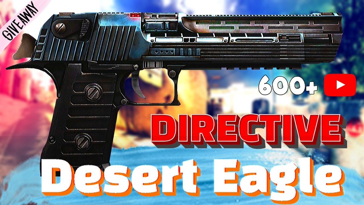 CSGOGiveawayHF's tweet photo. 📢 CSGO Giveaway #25 | Desert Eagle - Directive

☑️ Youtube Video Link  : 
https://t.co/lLEs8PtNLF

📝 Steps to participate In YouTube : 
1) Subscribe in YT 🔴
2) Drop your Trade URL in YT📃

📢GL Guys 🎉🎊

#csgogiveaway #giveaway #skin #inventory #steam #csgo https://t.co/HYAy2KaLeP
