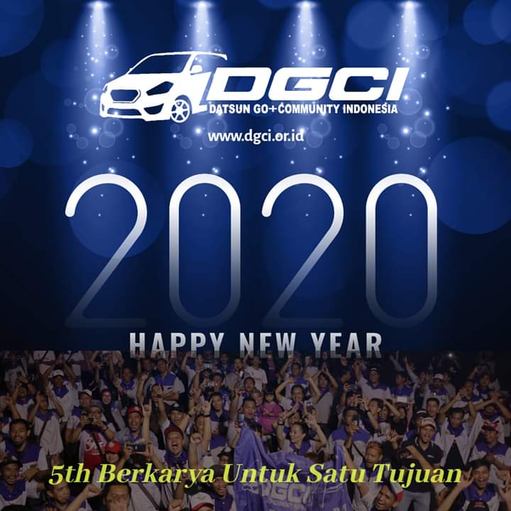 DGCIMedia's tweet photo. “Semangat Baru, semangat bersama dalam kemandirian DGCI”
.

Selamat tahun baru 2020 Nusantara!

.

#happynewyear 
#newyear2020 
#dgci
#5thBerkaryauntukSatuTujuan https://t.co/hlFXCWe6z5