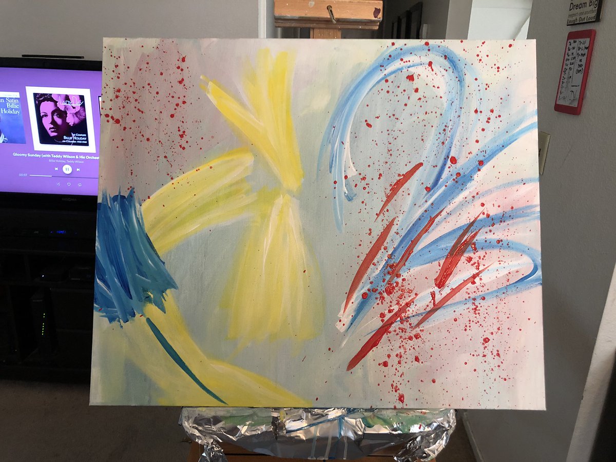 thepubteach's tweet image. .@JasonJohnsonArt’s gift I am still working on. Sketch skills are rusty. 

Yes, no eyes as of now. I didn’t want the background to bleed through. They will be in the final pic!

2020 is the year I get more creative! 

#create2020 #art #acrylicpainting #Wolverine