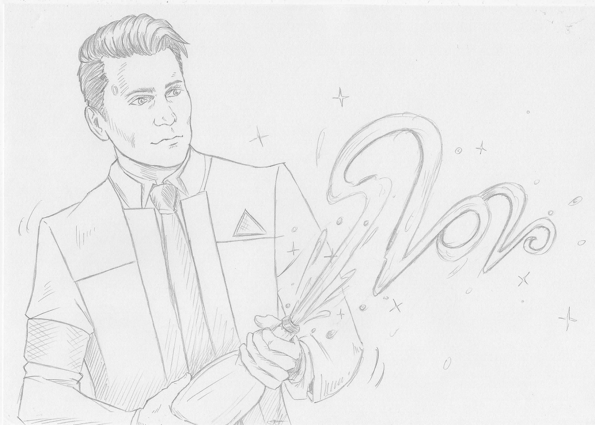 FunnySouly's tweet photo. #DechartDecember Day 31 : Celebrate
Happy New Year to the #DechartGames community and the #ConnorArmy !  🥳 https://t.co/428wT7QSLo
