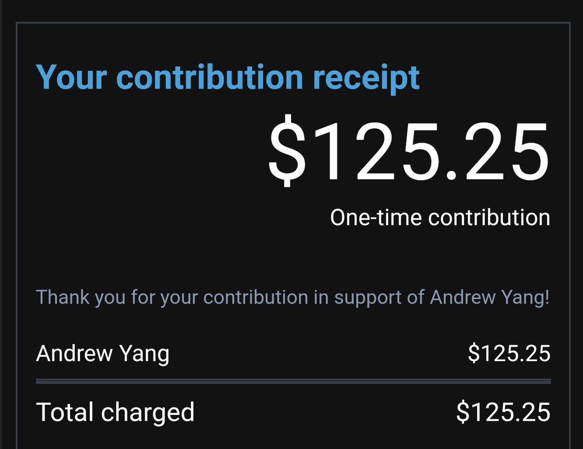 Dang... Taking it higher! Keep it coming people; Let's help Andrew get the message out! #YangGang  #Yang2020 #4MilForYang
