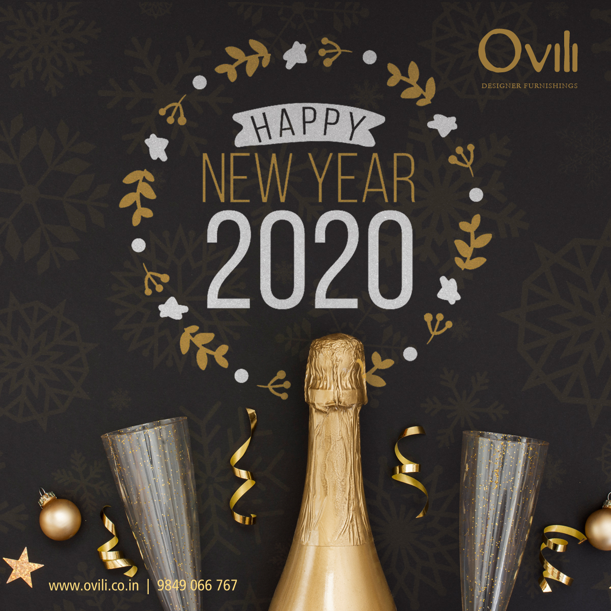 OviliDesigners's tweet photo. Wishing everyone a #HappyNewYear 2020. Thank you to all of you who have made 2019 so special for us! Thank you for your support and encouragement. Bring in the #newyear with your new #homedesign with #furnishing experts ! Visit: https://t.co/FxYzdTz8bY https://t.co/18bBYcSfg4