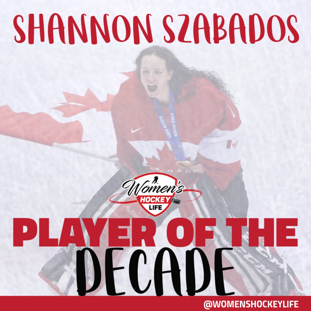 WHLOfficial's tweet image. DRUM ROLL 🥁

On the last day of the decade, we tallied up YOUR votes &amp;amp; are honoured to announce the Women's Hockey Life Player of the Decade!

SHANNON SZABADOS!

Congratulations, @ShannonSzabados, &amp;amp; thank you for all you've done for this game we all love over the past decade.