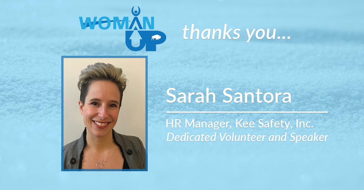 WomanUp716's tweet photo. To end 2019 on a high note, we would like to give a shout-out to one of our long-time volunteers and speakers, Sarah Santora. If you would like to be inspired by women like Sarah and learn how to #WomanUP, join us at our conference on 1/30/20 at 500 Pearl: https://t.co/e0VQQeqlVV https://t.co/LOZzQYvkD8