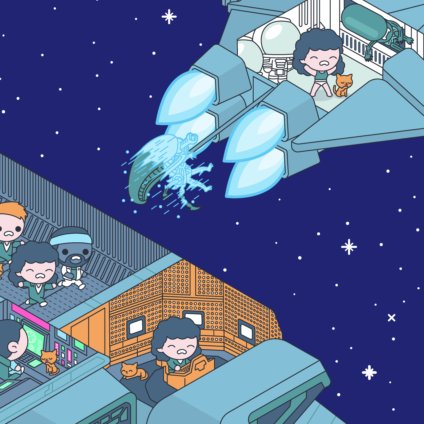Spaceballs Xenomorph Gif