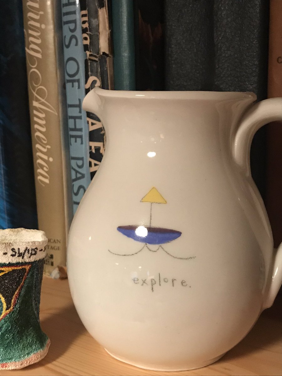 drpaulabontempi's tweet photo. 30 years since I bought this pitcher.  Explore.  Following seas to all in 2020!  #NASAEarth #NASAOcean #NASA https://t.co/EQ9ld1tCUA