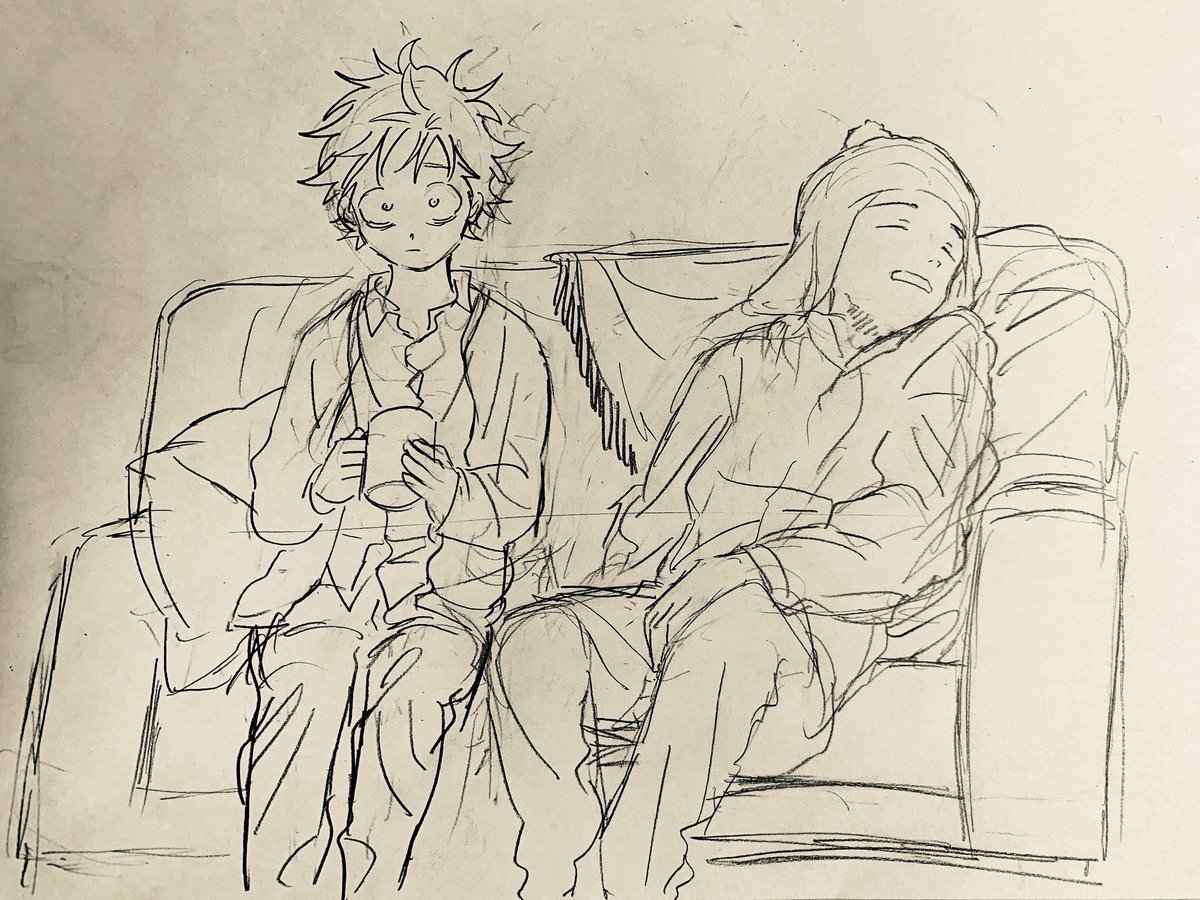えだとcreek合作
年越しまで起きてられないクレと初日の出まで拝めるトゥ 