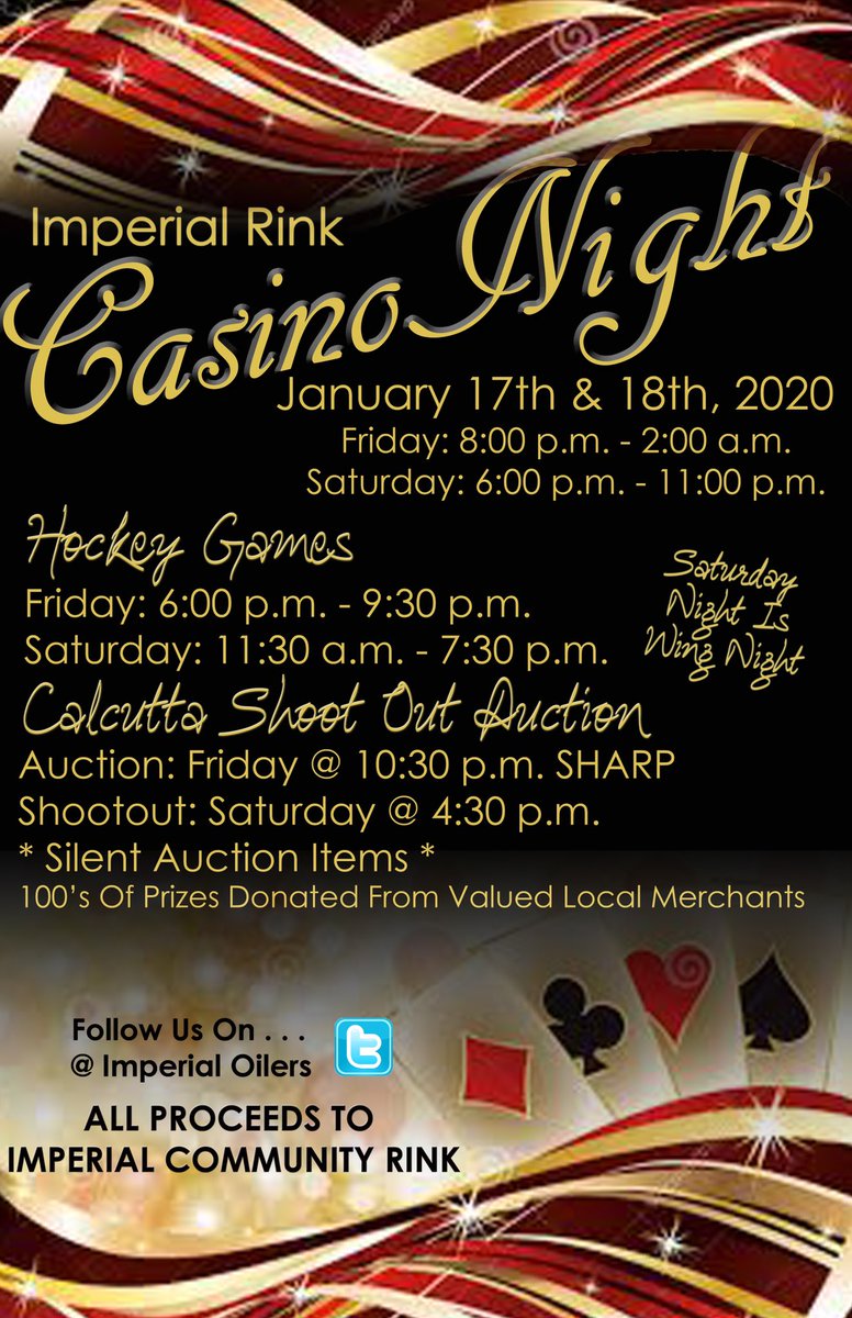 It’s almost that time of year again for our annual fundraiser. Have a good New Years everyone and start getting rested for the big event coming up