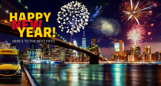 DHLExpressIndia's tweet image. This year was a big one for DHL Express, celebrating #50YearsOfDHL. We are looking forward to the #NewYear 2020 and many more years of success to come! Wishing you and your loved ones a #HappyNewYear!