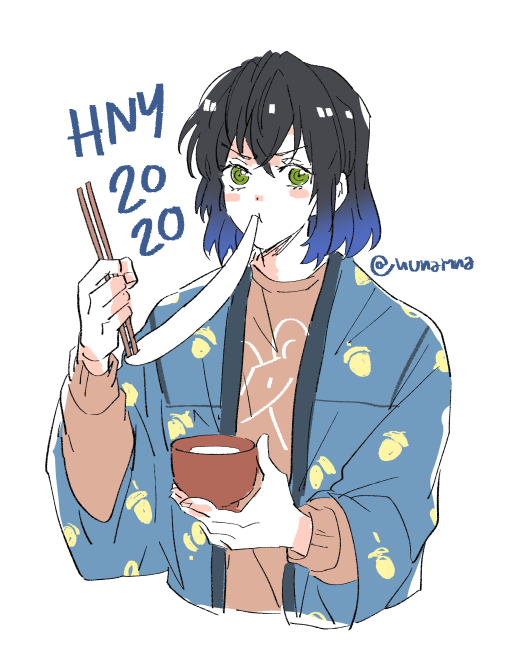 นู น า ม น า (ปั่นงาน) B67-68 #CQ9さんがTwitterに投稿した嘴平伊之助(鬼滅の刃)のイラスト。