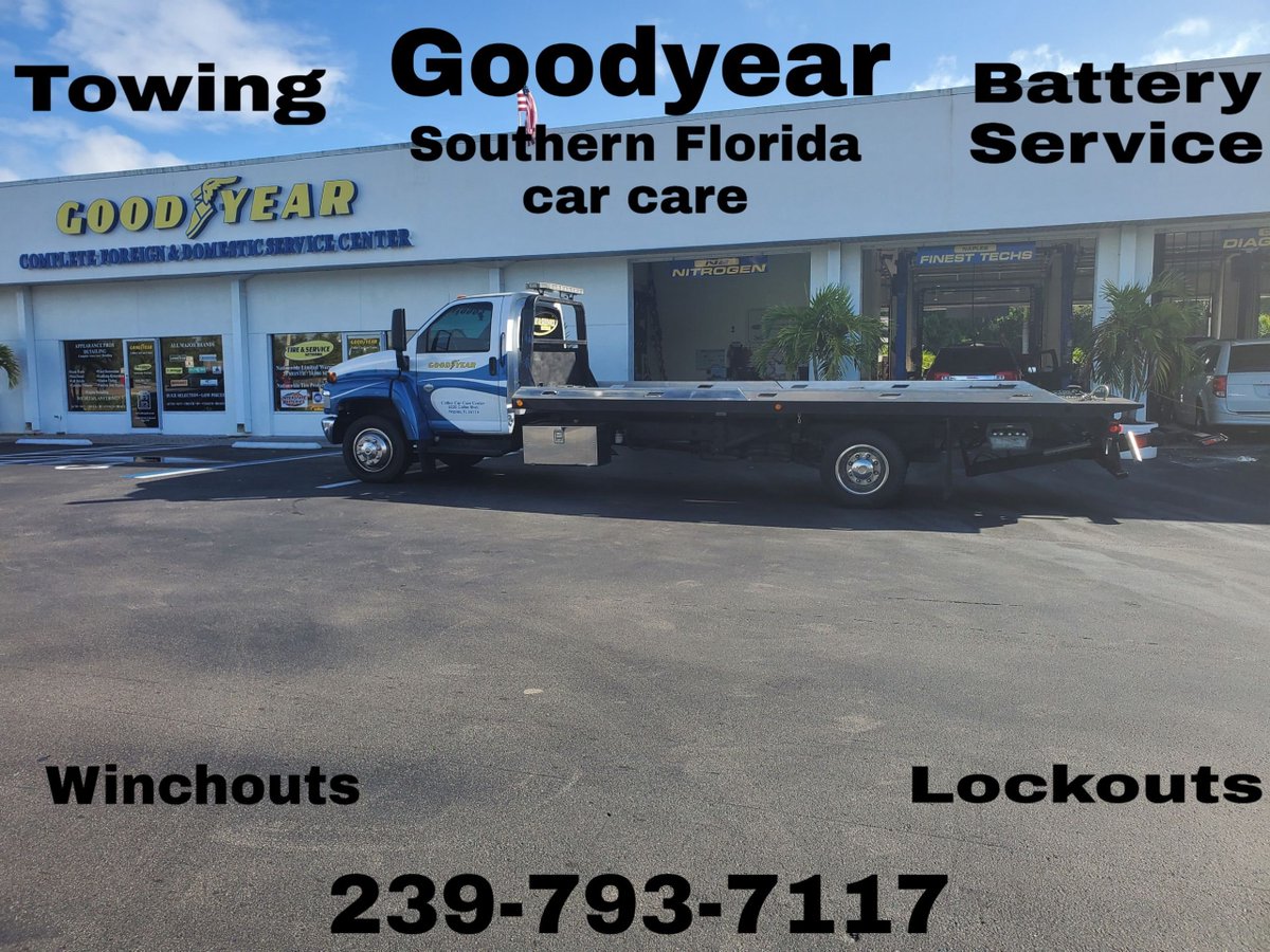 GoodyearCollier's tweet image. Collier Goodyear also offers towing, roadside service, lockouts and winchouts!! Let us help you today!! Call 239-793-7117 ask for Tim #NaplesFlorida #SWFL #NaplesFL #Marcoisland