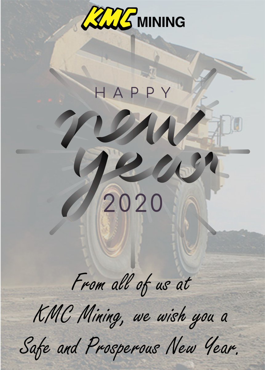 KMC_Mining's tweet photo. KMC Mining wishes you all a Safe and Prosperous New Year! #happynewyear2020 https://t.co/6FDZntQH0R