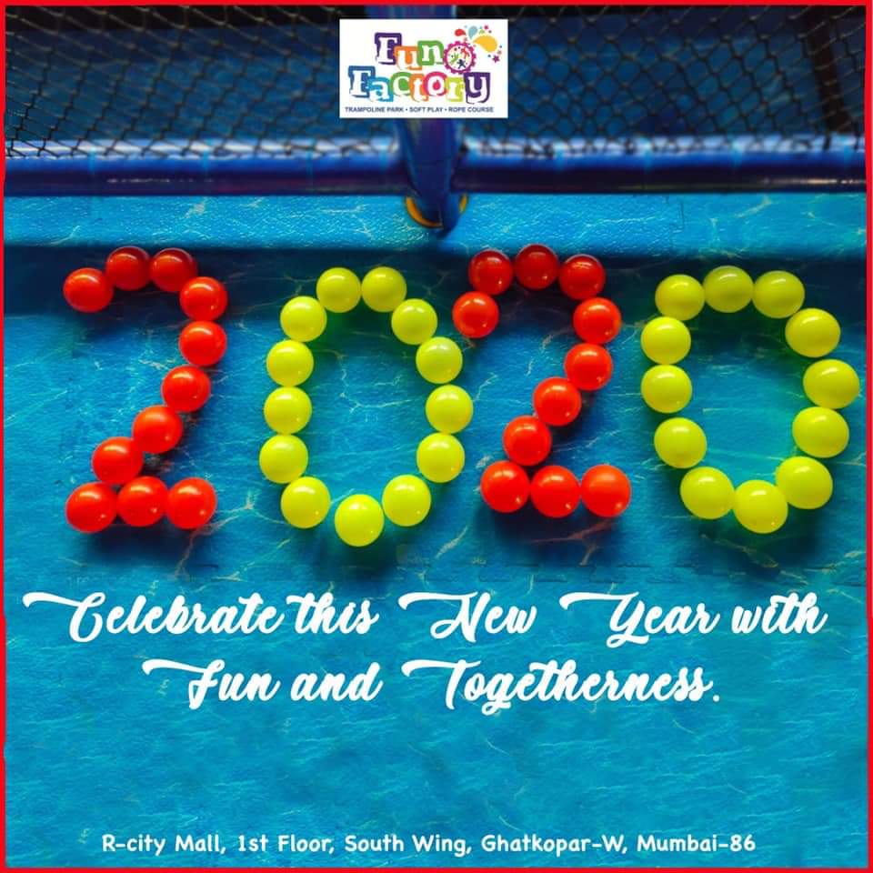FunOFactory's tweet photo. Wishing you all FUN and TOGETHERNESS this 2020!!
#funofactory #trampolinepark #softplay #ropecource #FOF #rcitymall #happynewyear2020 https://t.co/lLMwiwq6ZP