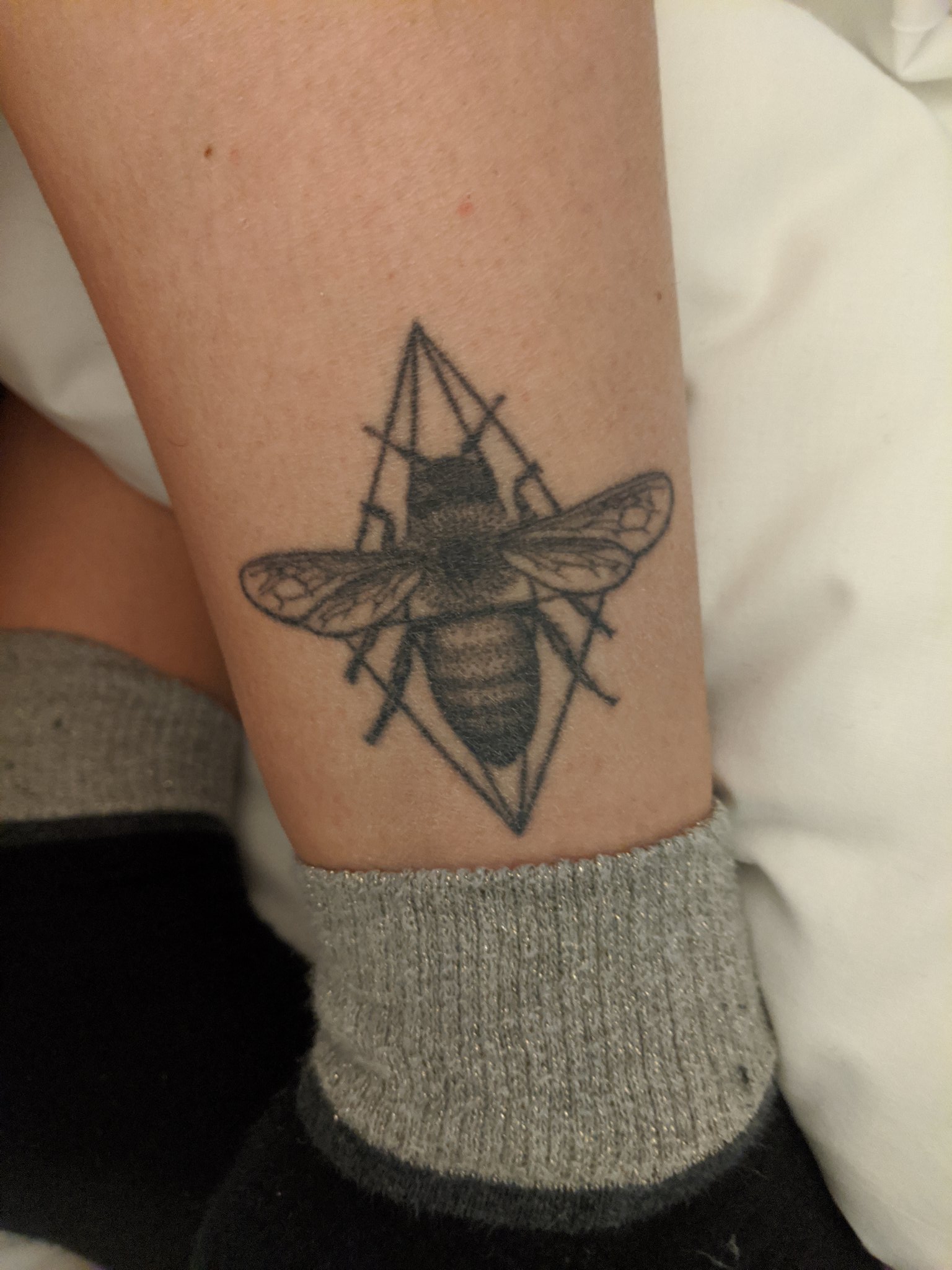 the english simmer on Twitter: "I have a lil plumbob behind my bee tattoo  but I think I still want a little outline of one on my wrist" / Twitter