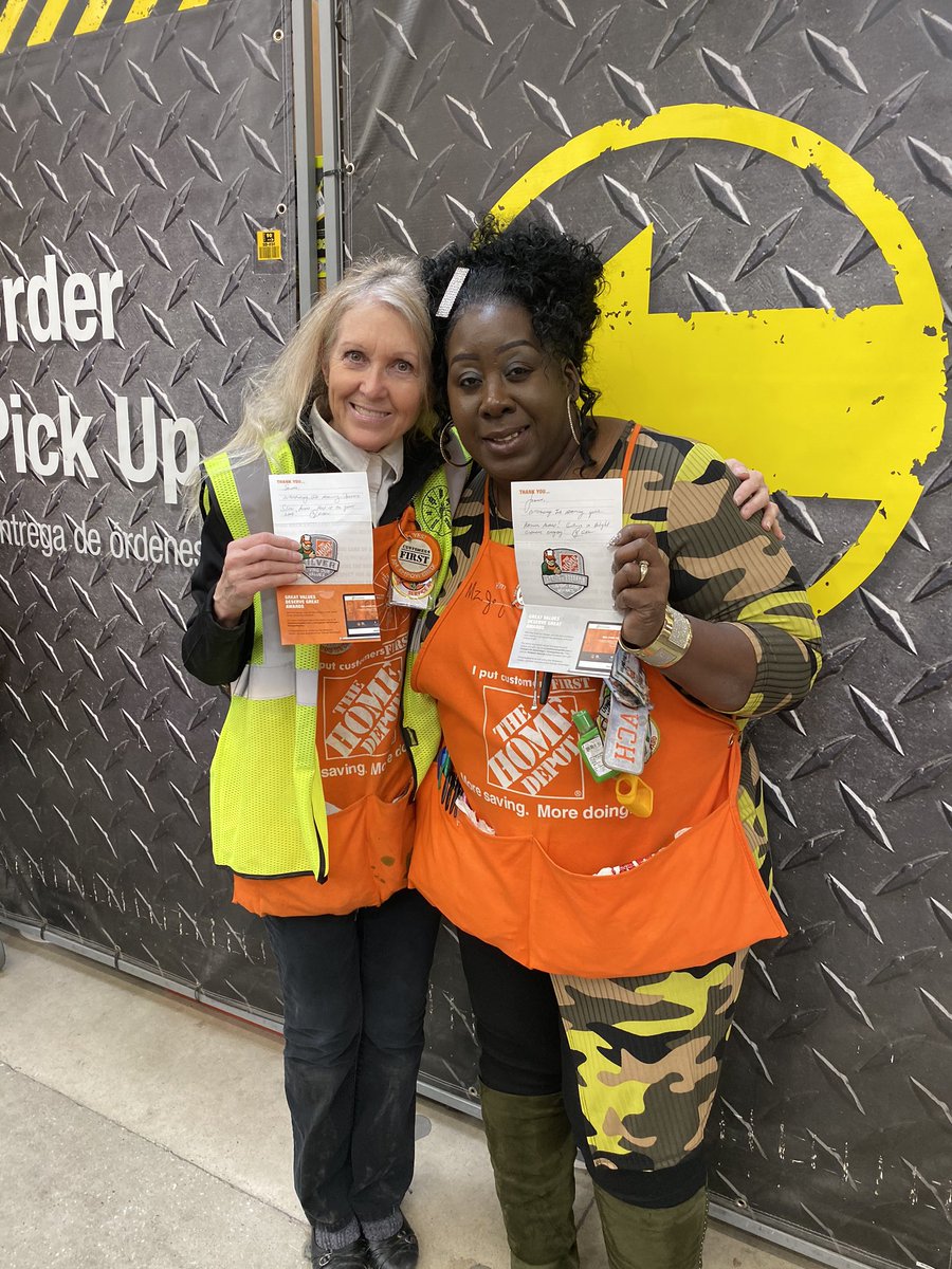 atb6678's tweet photo. Celebrating Sandy and JoJo with Silver and Platinum Homer Awards! I couldn’t ask for a better team! @KeislingVicky @HDGibby10 @Alexis_3323 @THD2504 https://t.co/0iDhFXvtcv