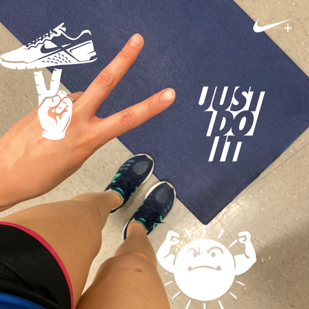Chen_Victoria's tweet photo. ⁦@Nike⁩ ⁦⁦@teamnike⁩ Back at it with NTC #justdoit #NTC Join me!!! https://t.co/LhEAsNNneh