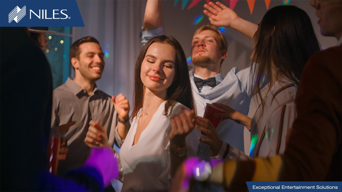 Get your guests moving by turning up the music to ring in the new year.
#NewYear #Niles