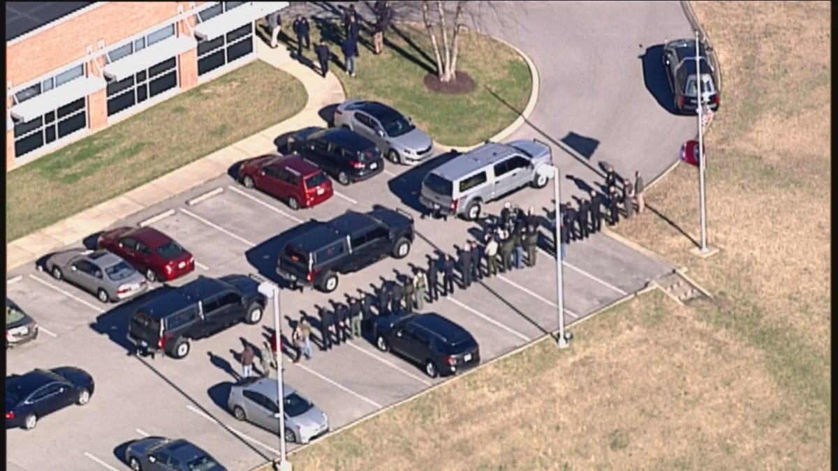 News_MTorres's tweet image. HAPPENING NOW: The procession for Ofc. Spencer Bristol, one day after he was killed during a pursuit. @NC5_Sky5HD  LIVE: bit.ly/37mj4j9 @NC5
