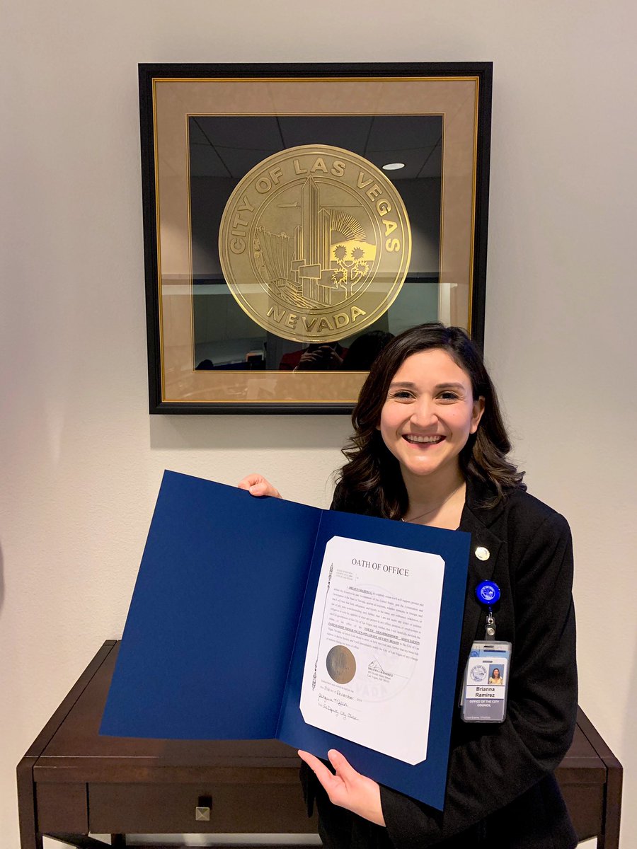 VictoriaDseaman's tweet photo. I’m happy to announce that my Special Assistant has been appointed and sworn-in to serve on the @CityOfLasVegas’s Youth Neighborhood Association Partnership Program for Ward 2. To learn more about this program please visit: https://t.co/5Ak4xsnU4D #YNAPP #Ward2 https://t.co/AfTiJrFUBj
