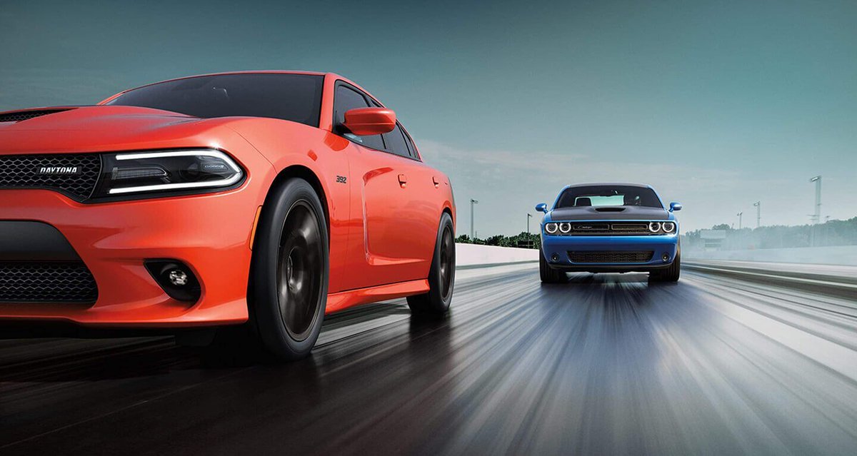 CentralMeCJDR's tweet photo. Two Dodge Chargers are better than one, especially when a checkered flag is involved. https://t.co/bzItutM408