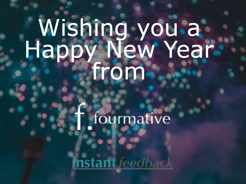 FourmativeL's tweet photo. Wishing you a Happy New Year from all at Fourmative Limited and Instant Feedback
#Fourmative
#InstantFeedback
#Engage
#BlendedLearning
#Peopledevelopment
#impact
#CustomerSatisfaction
#CustomerService
#CSI
#StaffRetention https://t.co/leY02q1odf