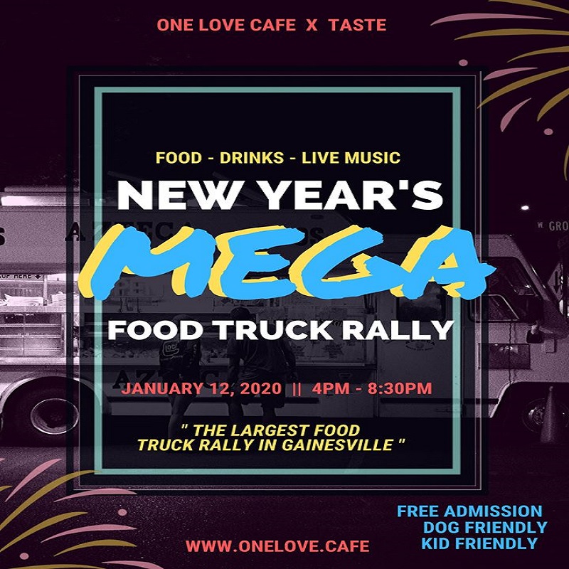 Join us for live music, mouthwatering food from local vendors, craft beers, cocktails, &amp; more for our New Year’s Mega Food Truck Rally! The event will be held on SUNDAY, Jan 12th, from 4pm to 8:30pm, at Magnolia Parke. We look forward to seeing you there! bit.ly/2Q46PBQ