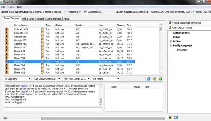how to use esea client how to use esea client