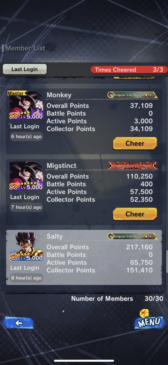 Salty_x5's tweet photo. Trying to help the guild starting off strong @TheMonkeyFu https://t.co/pthmk3NEo9