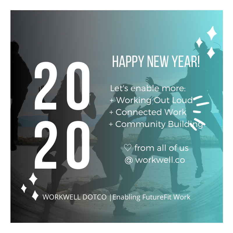 WorkWell_'s tweet photo. Happy New Year!
Looking forward to working together and enabling Working Out Loud, Connected Work and Community with you in 2020 and beyond.
♡
#WOLAPAC #Workingoutloud #Community #ConnectedWork https://t.co/0vyTGPUuWm