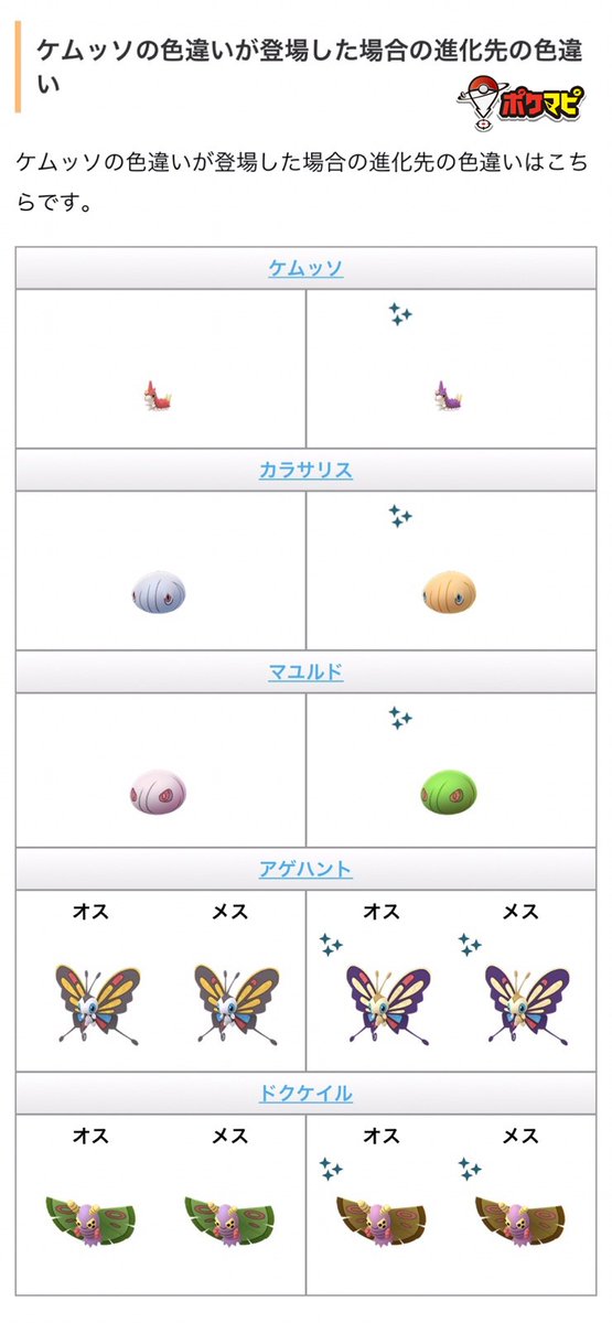 ポケモンgo攻略情報 ポケマピ タマゴマラソン 第3回 について 記事を更新しました ケムッソの色違いは登場する 記事全文 T Co Duvlppkrfy ケムッソの項目 T Co U1qc0nldlw ポケモンgo ケムッソ T Co 78des0iqhb